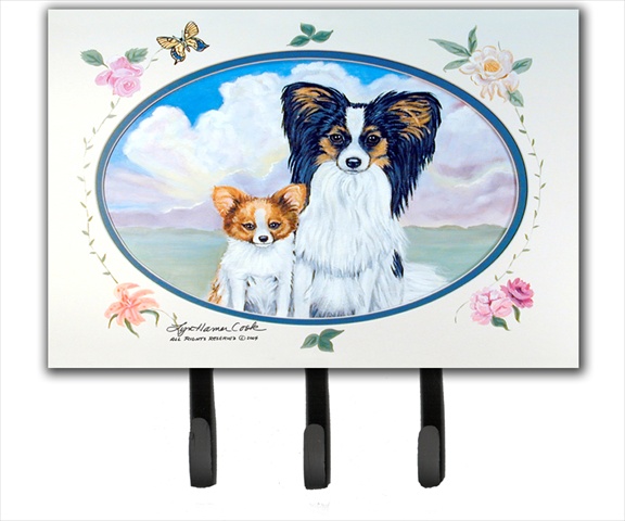 7243TH68 Papillon Leash Holder Or Key Hook