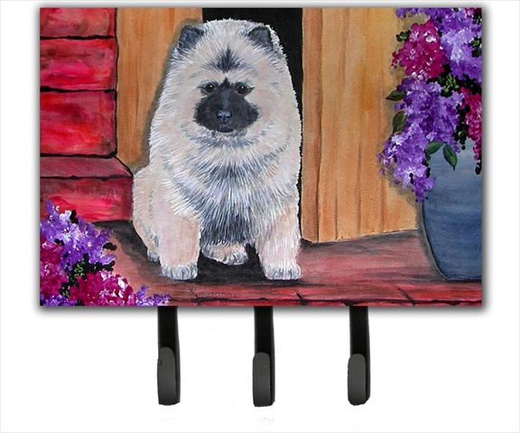 Keeshond Leash Holder Or Key Hook