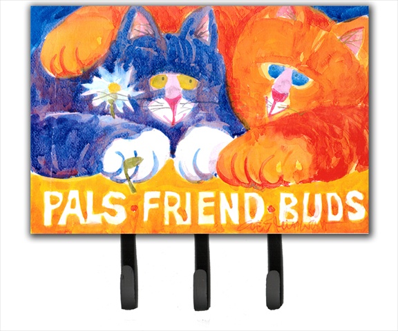 6029TH68 Cats Pals Friends Buds Leash Holder or Key Hook