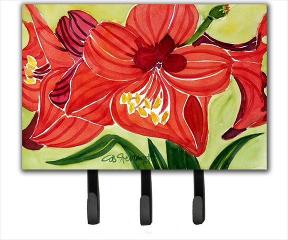 Flower Amaryllis Leash Holder or Key Hook