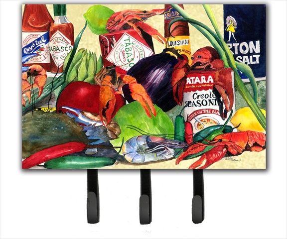 Spices and Crawfish Leash Holder or Key Hook
