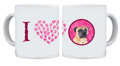 Picture of Carolines Treasures SC9125PK-CM15 15 oz. Mastiff Dishwasher Safe Microwavable Ceramic Coffee Mug
