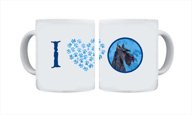 Picture of Carolines Treasures SS4805-BU-CM15 15 oz. Scottish Terrier Dishwasher Safe Microwavable Ceramic Coffee Mug