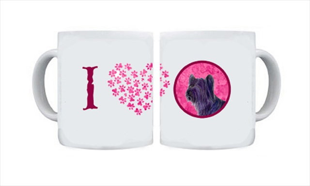Picture of Carolines Treasures SS4739-PK-CM15 15 oz. Skye Terrier Dishwasher Safe Microwavable Ceramic Coffee Mug