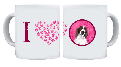 Picture of Carolines Treasures SC9131PK-CM15 15 oz. Springer Spaniel Dishwasher Safe Microwavable Ceramic Coffee Mug