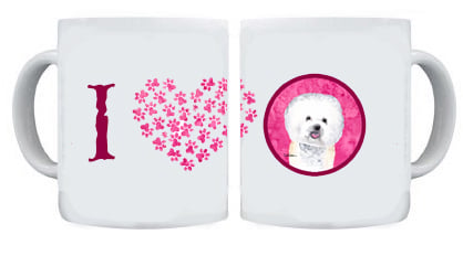 Picture of Carolines Treasures SC9135PK-CM15 15 oz. Bichon Frise Dishwasher Safe Microwavable Ceramic Coffee Mug