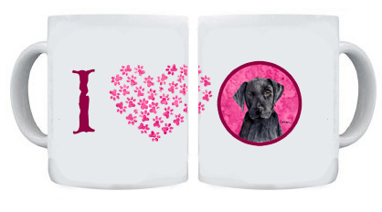 Picture of Carolines Treasures SC9136PK-CM15 15 oz. Labrador Dishwasher Safe Microwavable Ceramic Coffee Mug
