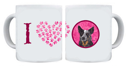 Picture of Carolines Treasures SC9141PK-CM15 15 oz. Australian Cattle Dog Dishwasher Safe Microwavable Ceramic Coffee Mug