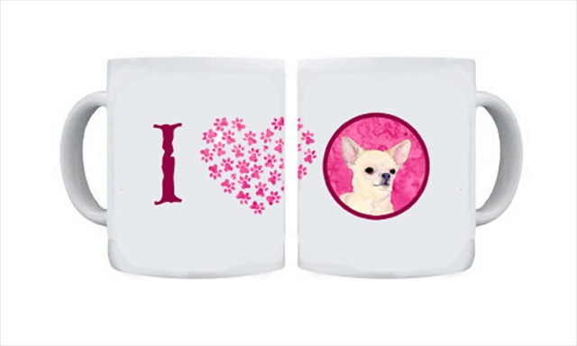 Picture of Carolines Treasures SS4748-PK-CM15 15 oz. Chihuahua Dishwasher Safe Microwavable Ceramic Coffee Mug
