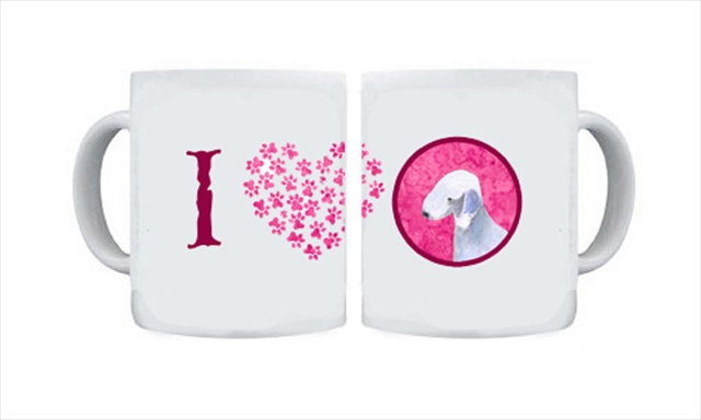 Picture of Carolines Treasures SS4759-PK-CM15 Bedlington Terrier Dishwasher Safe Microwavable Ceramic Coffee Mug 15 oz.