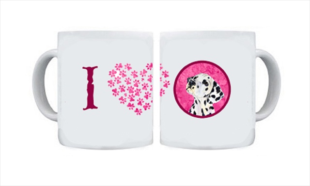 Picture of Carolines Treasures SS4768-PK-CM15 15 oz. Dalmatian Dishwasher Safe Microwavable Ceramic Coffee Mug