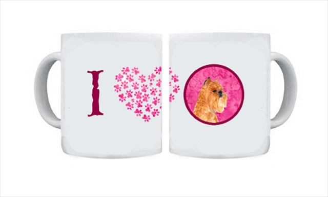 Picture of Carolines Treasures SS4770-PK-CM15 15 oz. Brussels Griffon Dishwasher Safe Microwavable Ceramic Coffee Mug