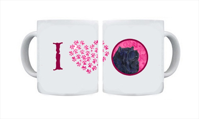 Picture of Carolines Treasures SS4777-PK-CM15 15 oz. Chow Chow Dishwasher Safe Microwavable Ceramic Coffee Mug