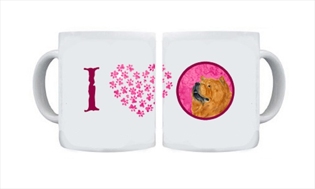 Picture of Carolines Treasures SS4778-PK-CM15 15 oz. Chow Chow Dishwasher Safe Microwavable Ceramic Coffee Mug