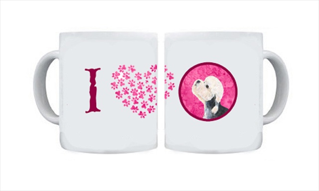 Picture of Carolines Treasures SS4779-PK-CM15 15 oz. Dandie Dinmont Terrier Dishwasher Safe Microwavable Ceramic Coffee Mug