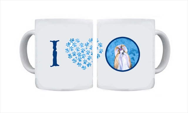 Picture of Carolines Treasures SS4741-BU-CM15 15 oz. Shih Tzu Dishwasher Safe Microwavable Ceramic Coffee Mug