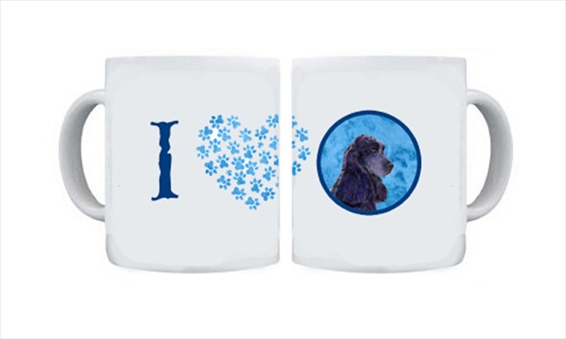 Picture of Carolines Treasures SS4747-BU-CM15 15 oz. Cocker Spaniel Dishwasher Safe Microwavable Ceramic Coffee Mug
