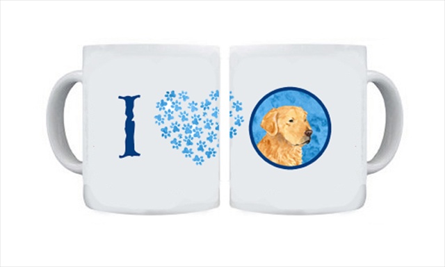 Picture of Carolines Treasures SS4752-BU-CM15 15 oz. Golden Retriever Dishwasher Safe Microwavable Ceramic Coffee Mug