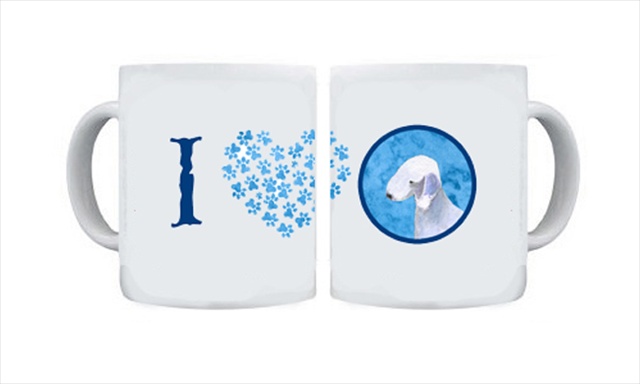 Picture of Carolines Treasures SS4759-BU-CM15 15 oz. Bedlington Terrier Dishwasher Safe Microwavable Ceramic Coffee Mug