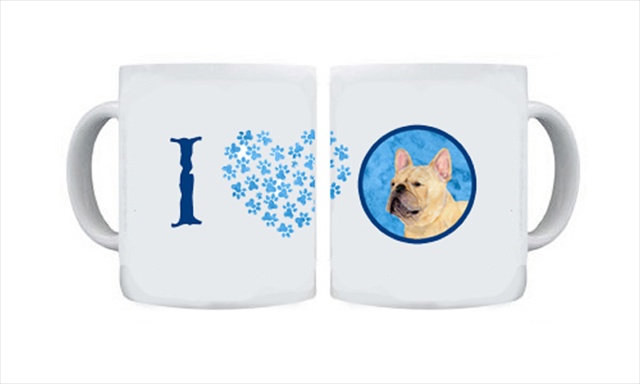 Picture of Carolines Treasures SS4761-BU-CM15 15 oz. French Bulldog Dishwasher Safe Microwavable Ceramic Coffee Mug