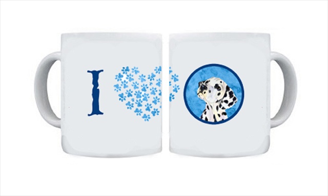 Picture of Carolines Treasures SS4768-BU-CM15 15 oz. Dalmatian Dishwasher Safe Microwavable Ceramic Coffee Mug