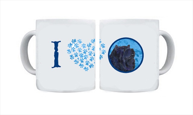 Picture of Carolines Treasures SS4777-BU-CM15 15 oz. Chow Chow Dishwasher Safe Microwavable Ceramic Coffee Mug
