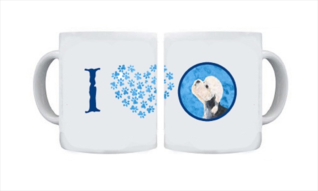 Picture of Carolines Treasures SS4779-BU-CM15 15 oz. Dandie Dinmont Terrier Dishwasher Safe Microwavable Ceramic Coffee Mug