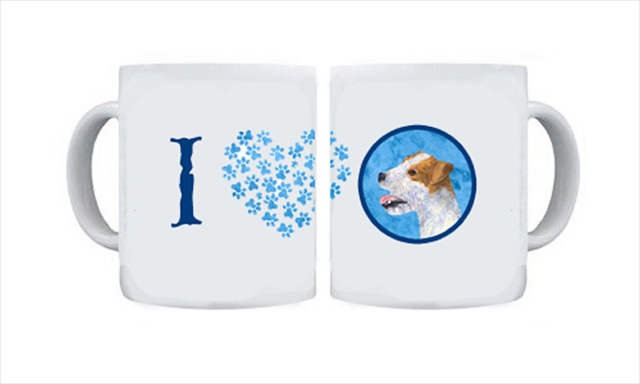Picture of Carolines Treasures SS4780-BU-CM15 15 oz. Jack Russell Terrier Dishwasher Safe Microwavable Ceramic Coffee Mug
