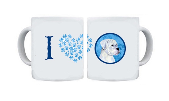 Picture of Carolines Treasures SS4785-BU-CM15 15 oz. Boxer Dishwasher Safe Microwavable Ceramic Coffee Mug