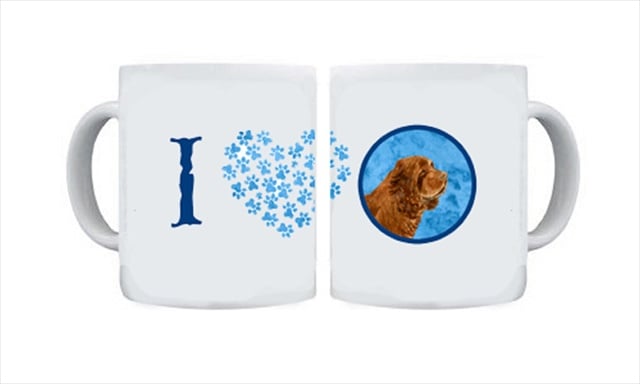 Picture of Carolines Treasures SS4786-BU-CM15 15 oz. Sussex Spaniel Dishwasher Safe Microwavable Ceramic Coffee Mug