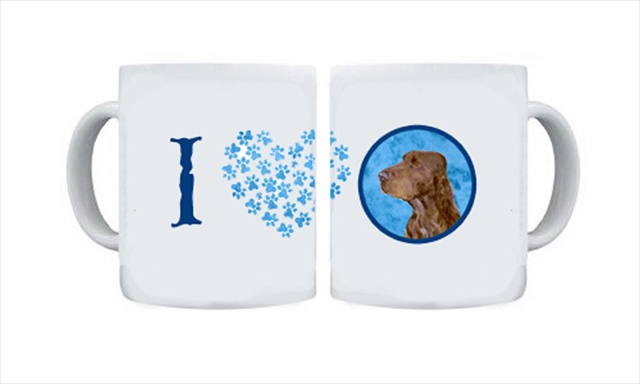 Picture of Carolines Treasures SS4801-BU-CM15 15 oz. Field Spaniel Dishwasher Safe Microwavable Ceramic Coffee Mug