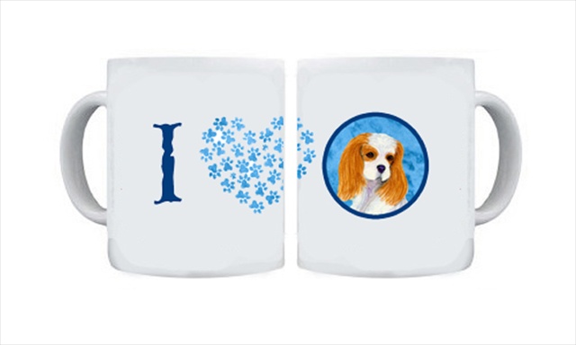 Picture of Carolines Treasures SS4803-BU-CM15 15 oz. Cavalier Spaniel Dishwasher Safe Microwavable Ceramic Coffee Mug