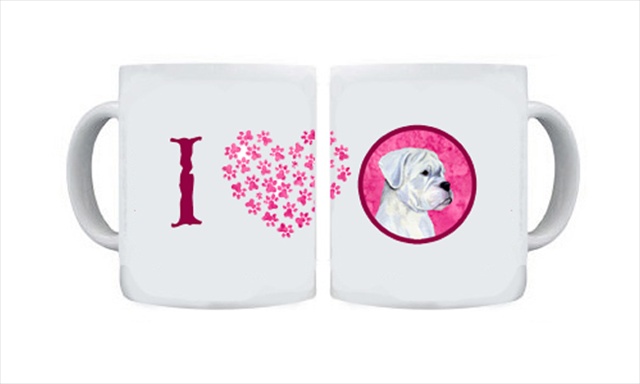 Picture of Carolines Treasures SS4785-PK-CM15 15 oz. Boxer Dishwasher Safe Microwavable Ceramic Coffee Mug