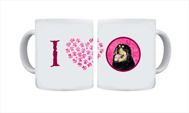 Picture of Carolines Treasures SS4788-PK-CM15 15 oz. Tibetan Mastiff Dishwasher Safe Microwavable Ceramic Coffee Mug