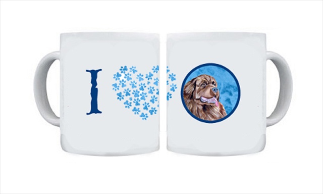 Picture of Carolines Treasures LH9354BU-CM15 15 oz. Newfoundland Dishwasher Safe Microwavable Ceramic Coffee Mug