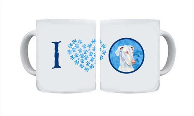 Picture of Carolines Treasures LH9356BU-CM15 15 oz. Great Dane Dishwasher Safe Microwavable Ceramic Coffee Mug