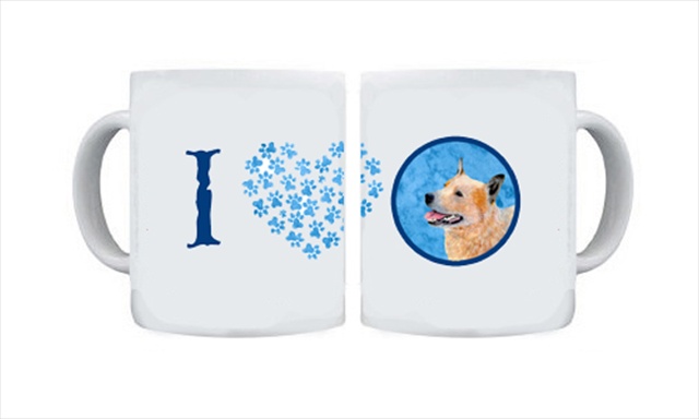 Picture of Carolines Treasures LH9362BU-CM15 15 oz. Australian Cattle Dog Dishwasher Safe Microwavable Ceramic Coffee Mug