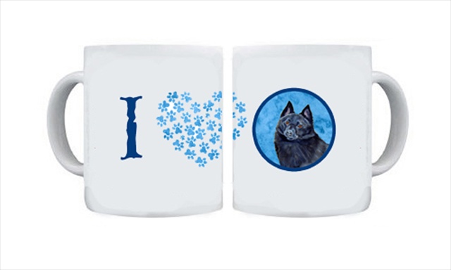 Picture of Carolines Treasures LH9384BU-CM15 15 oz. Schipperke Dishwasher Safe Microwavable Ceramic Coffee Mug