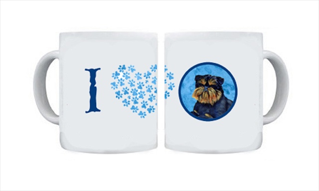 Picture of Carolines Treasures LH9388BU-CM15 15 oz. Brussels Griffon Dishwasher Safe Microwavable Ceramic Coffee Mug