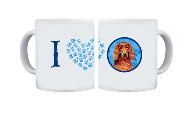 Picture of Carolines Treasures LH9389BU-CM15 15 oz. Irish Setter Dishwasher Safe Microwavable Ceramic Coffee Mug
