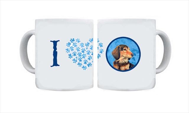 Picture of Carolines Treasures LH9391BU-CM15 15 oz. Dachshund Dishwasher Safe Microwavable Ceramic Coffee Mug