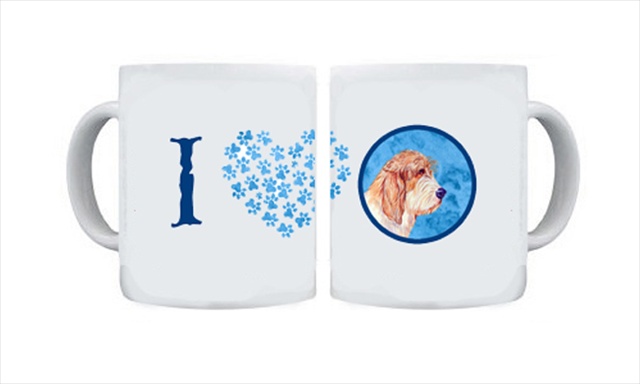 Picture of Carolines Treasures LH9397BU-CM15 15 oz. Petit Basset Griffon Vendeen Dishwasher Safe Microwavable Ceramic Coffee Mug