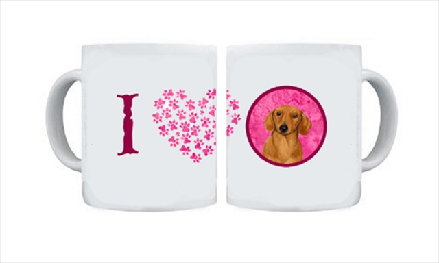 Picture of Carolines Treasures LH9357PK-CM15 15 oz. Dachshund Dishwasher Safe Microwavable Ceramic Coffee Mug