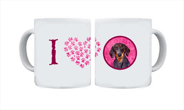 Picture of Carolines Treasures LH9358PK-CM15 15 oz. Dachshund Dishwasher Safe Microwavable Ceramic Coffee Mug