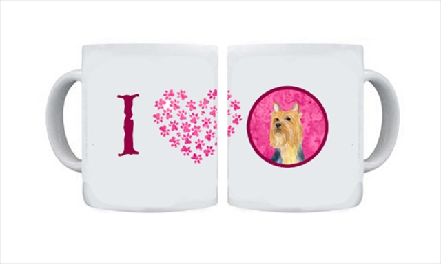 Picture of Carolines Treasures LH9361PK-CM15 15 oz. Silky Terrier Dishwasher Safe Microwavable Ceramic Coffee Mug