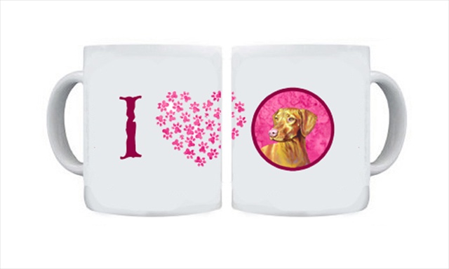 Picture of Carolines Treasures LH9370PK-CM15 15 oz. Vizsla Dishwasher Safe Microwavable Ceramic Coffee Mug