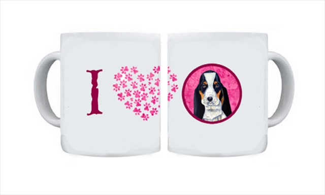 Picture of Carolines Treasures LH9374PK-CM15 15 oz. Basset Hound Dishwasher Safe Microwavable Ceramic Coffee Mug
