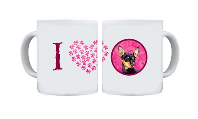 Picture of Carolines Treasures LH9380PK-CM15 15 oz. Min Pin Dishwasher Safe Microwavable Ceramic Coffee Mug