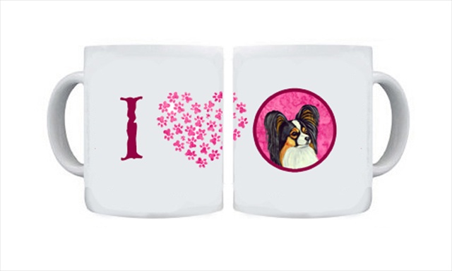 Picture of Carolines Treasures LH9390PK-CM15 15 oz. Papillon Dishwasher Safe Microwavable Ceramic Coffee Mug