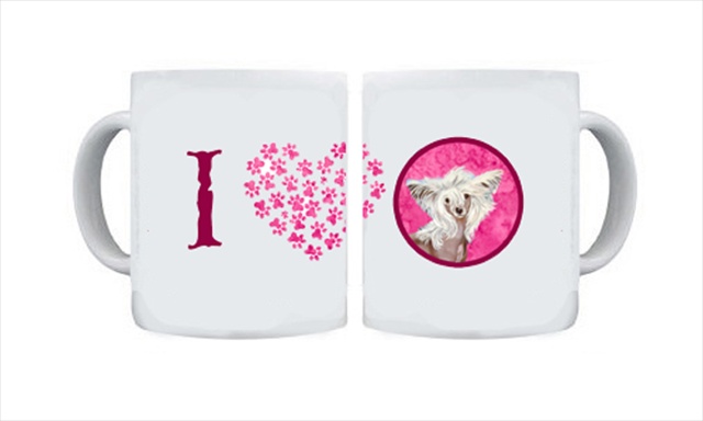 Picture of Carolines Treasures LH9392PK-CM15 15 oz. Chinese Crested Dishwasher Safe Microwavable Ceramic Coffee Mug
